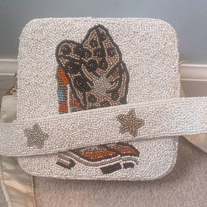 Brand new with tags hand beaded bag
